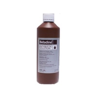 Betadine Antiseptic 500ml - Povidone Iodine solution 10%