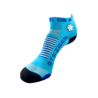 Steigen Breezy Blue Running & Cycling  Socks 1/4 Length