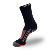 STEIGEN Black Running & Cycling Socks 3/4 Length