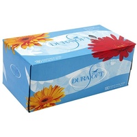 Durasoft 2 Ply White Facial Tissue (180 Sheets) x 36 