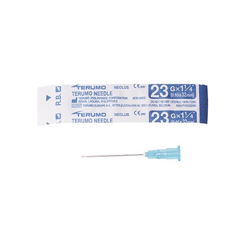 Terumo NEEDLE U/THIN WALL BLUE 23Gx32mm - Box/100 NN+2332R