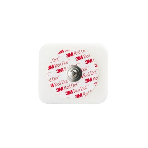 3M Red Dot™ Foam Monitoring Electrode Sticky Gel 4cm x 3.5cm - Pkt/50 