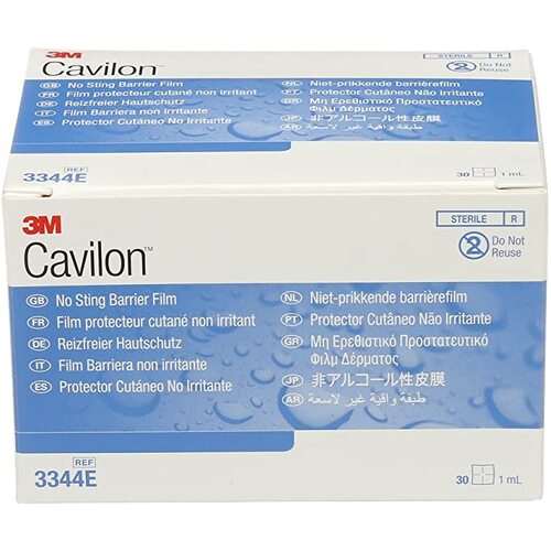 3M Cavilon No Sting Barrier Film, 30 x 1 mL wipes (3344E)