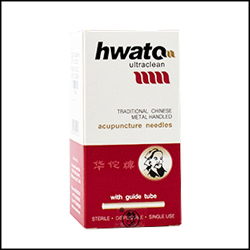 Hwato Acupuncture Needles with Guide tube - 0.30 x 50mm Box/100 HT3050