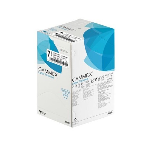 GAMMEX Latex Textured Surgical Gloves - Size 8 (50/Pairs)   331300680