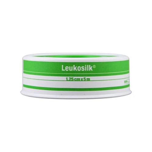 Leukosilk Hypoallergenic Adhesive Tape 1.25cmx5m - Roll  01021-00