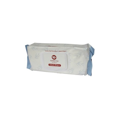 Confident Care Adult Wipes 23x33cm - Pkt/50
