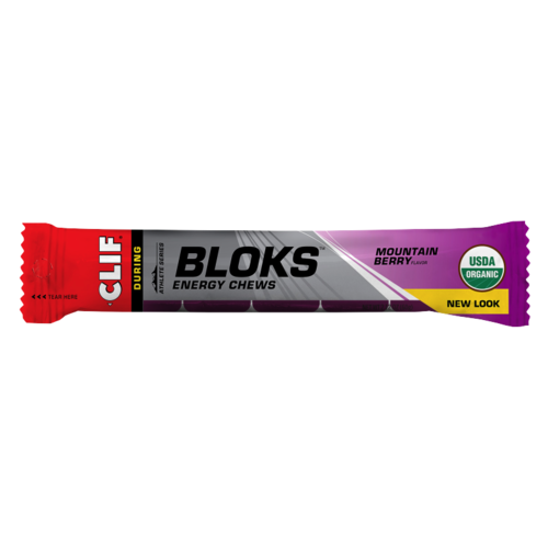 CLIF SHOT BLOKS(ea) Mountain Berry - 1 bar x 60g