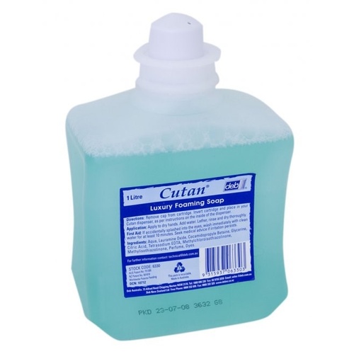 Cutan Luxury Foaming Soap 1 Litre: Cartridge 
