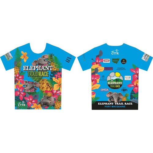 Elephant Trail Race Event Shirt 2024 (Size : Ladies 16)
