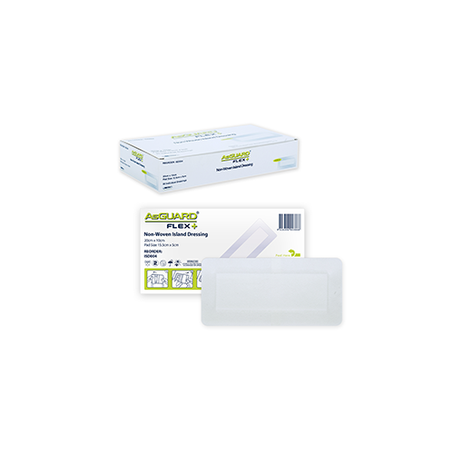 AsGUARD Flex + Non-Woven Sterile Island Dressing 20x10cm - Box/20  ISD004