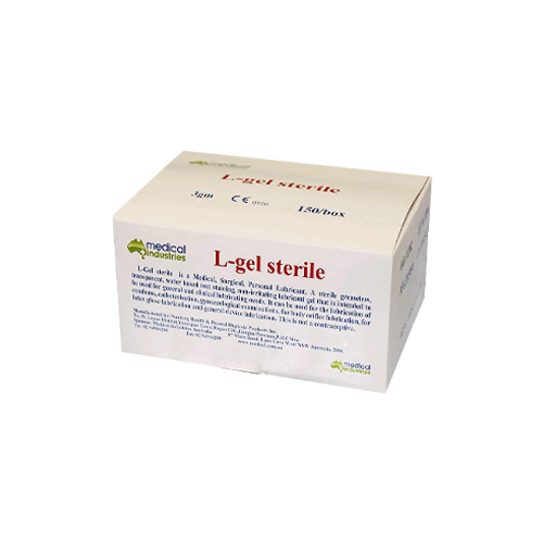 L-Gel Sterile Lubricant Sachet 3gm - Box/150