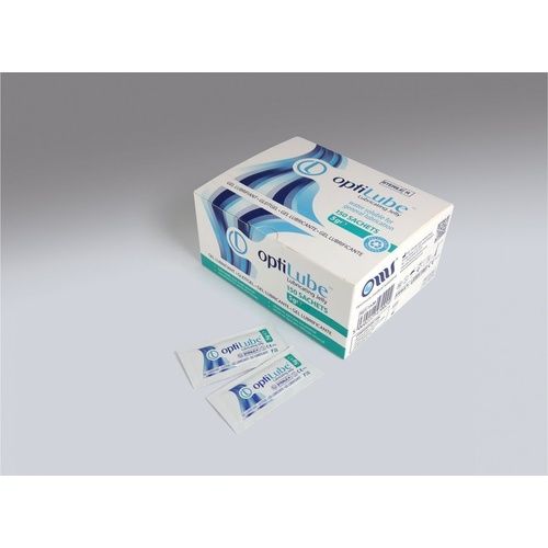 OPTILUBE GEL STERILE MEDICAL LUBRICATING JELLY 5gm SACHETS 150/BOX