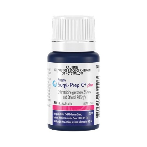Surgi-Prep C+ Pink 2% CHLOR GLUC - 30ml 5000023481