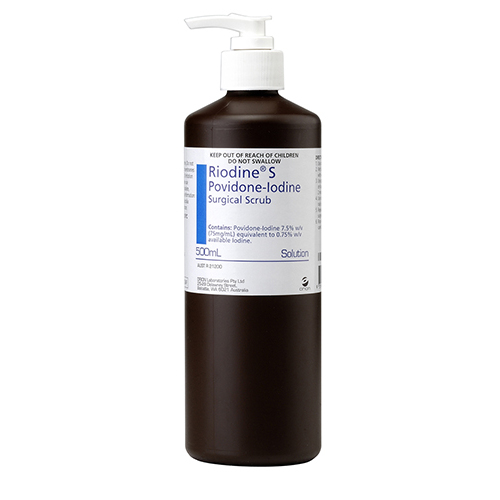 RIODINE S Povidone-Iodine Surgical Scrub 10%
