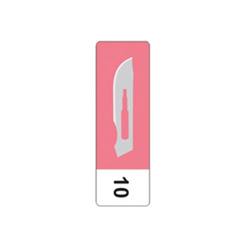 inhealth™ Carbon Steel Scalpel Blade - Box/100 [Size: #10]
